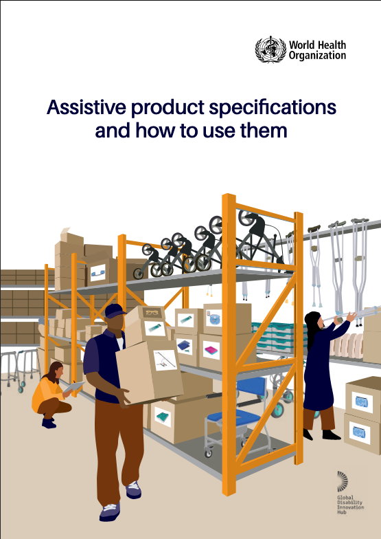 Assistive Product Specifications cover page.